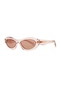 view 2 of 3 Cat Eye Sunglasses in Pink