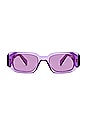 view 1 of 3 Rectangle Sunglasses in Lavender