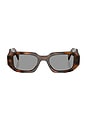 view 1 of 3 Rectangle Sunglasses in Juniper Tortoise