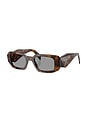 view 2 of 3 Rectangle Sunglasses in Juniper Tortoise