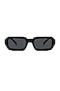 view 1 of 3 Rectangular Sunglasses in Black
