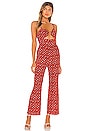 view 1 of 3 Kennedy Jumpsuit in Red Lola Floral
