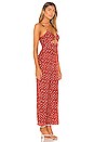 view 2 of 3 Kennedy Jumpsuit in Red Lola Floral