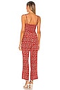 view 3 of 3 Kennedy Jumpsuit in Red Lola Floral