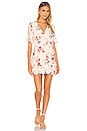 view 1 of 3 May Mini Dress in Ivory Harper Floral