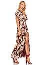 view 2 of 3 Plaza Kimono Dress in Dark Sienna