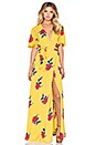 view 1 of 3 Plaza Kimono Dress in Canary