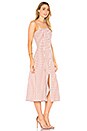 view 2 of 3 Dex Midi in Rose Gingham