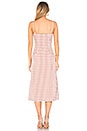 view 3 of 3 Dex Midi in Rose Gingham
