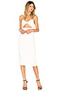 view 1 of 3 ПЛАТЬЕ МИДИ HIBISCUS in White