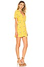 view 2 of 3 Daffodil Embroidered Mini Dress in Sunny Yellow