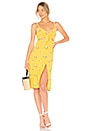 view 1 of 3 VESTIDO SIN MANGAS DE MEDIO LARGO NORA in Sunny Yellow