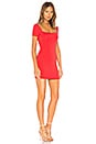 view 2 of 3 CORA 캡소매 미니 원피스 in Coral