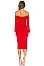 view 3 of 3 Lindsay Midi Dress in Scarlet