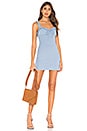 view 1 of 3 Kara Mini Dress in Steel Blue