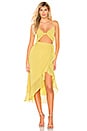 view 1 of 4 Soleil Midi Dress in Key Lime Yellow
