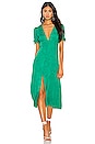 view 1 of 4 VESTIDO MIDI LEANDRA in Emerald Green