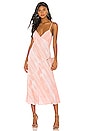 view 1 of 3 Bermuda Midi Dress in Pink & White