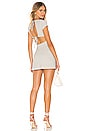 view 1 of 5 Marengo Mini Dress in White & Grey