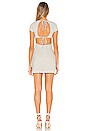 view 4 of 5 Marengo Mini Dress in White & Grey
