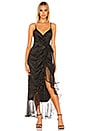 view 1 of 4 Aria Maxi Dress in Black & Gold