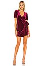 view 1 of 4 Laila Mini Dress in Burgundy