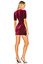 view 3 of 4 Laila Mini Dress in Burgundy