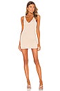 view 1 of 4 Bristol Mini Dress in Natural Tan