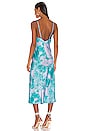 view 3 of 3 Sabrina Midi Dress in Lilac & Turquoise