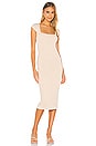 view 1 of 3 ПЛАТЬЕ МИДИ SUTTON in Natural Tan