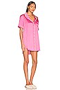 view 3 of 4 Lucinda Nightshirt in Ibis Rose