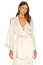 view 1 of 5 Adrienne Robe in Ivory