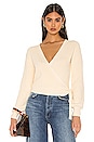 view 1 of 4 Alona Wrap Sweater in Ivory