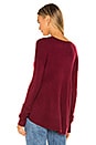 view 3 of 4 Falcon V Neck Sweater in Dark Red
