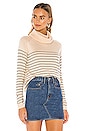view 2 of 4 COL ROULÉ FELICITY in Ivory & Black stripe