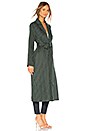 view 2 of 3 Tessa Trench Coat in Forest Green