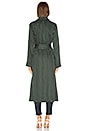 view 3 of 3 Tessa Trench Coat in Forest Green