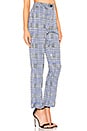 view 2 of 4 Sloane Pant in Blue & Black Plaid
