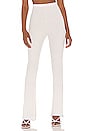 view 1 of 4 Ribbed Flare Pant in Ivory