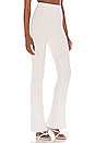 view 2 of 4 Ribbed Flare Pant in Ivory