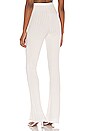 view 3 of 4 Ribbed Flare Pant in Ivory