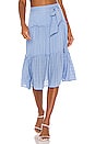 view 1 of 5 Ventura Midi Skirt in Periwinkle Blue