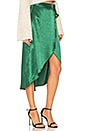 view 2 of 4 Java Wrap Skirt in Emerald
