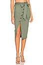 view 1 of 4 Watson Midi Skirt in Sage Green