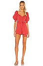 view 1 of 3 Love Note Romper in Red