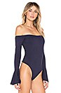 view 3 of 5 BODY ÉPAULES DÉNUDÉES ALDER in Navy