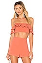 view 1 of 4 Odessa Top in Salmon