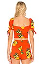 view 4 of 5 Hall Crop Top in Blood Orange Citrus
