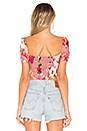 view 3 of 4 Alvarado Top in Mauve Amy Floral