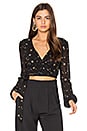 view 1 of 5 Avery Wrap Top in Black